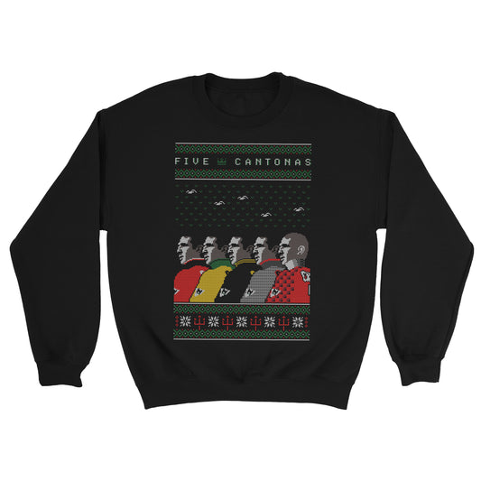 Five Cantonas Xmas Sweatshirt