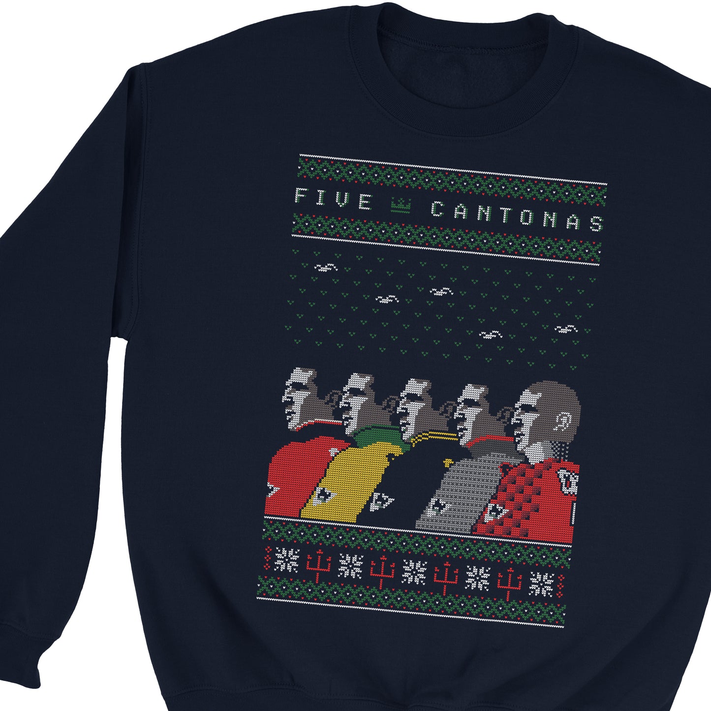 Five Cantonas Xmas Sweatshirt
