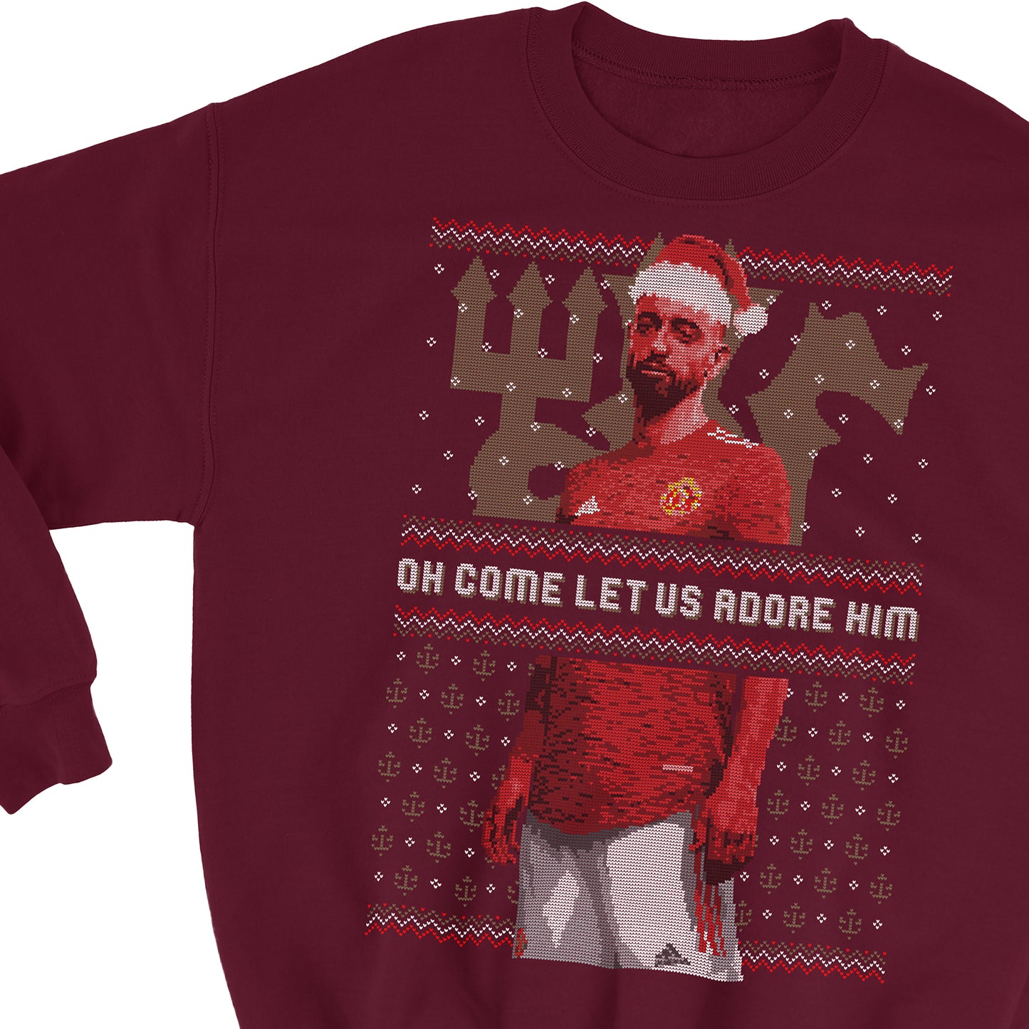 Oh Come Let Us Adore Him Xmas Sweatshirt