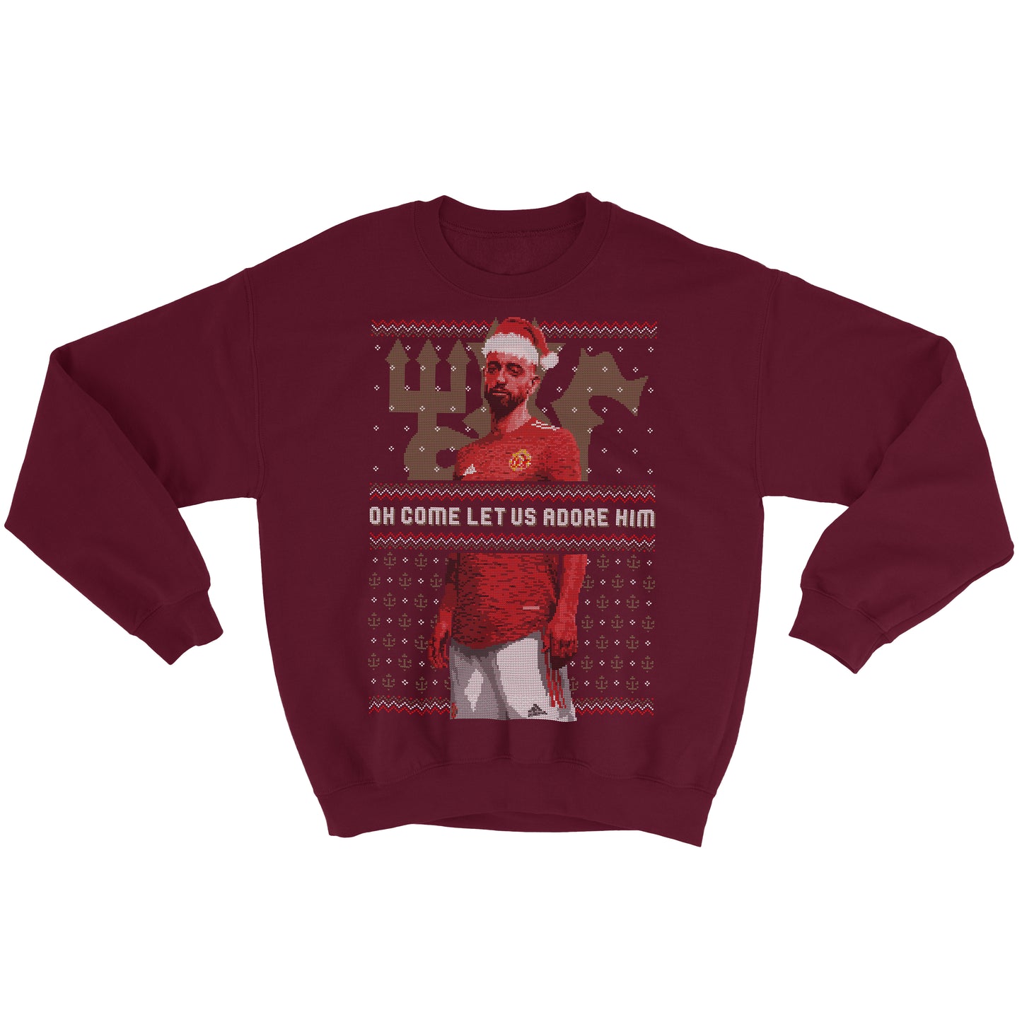 Oh Come Let Us Adore Him Xmas Sweatshirt